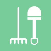 icono de vector de herramientas de jardinería