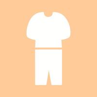 Pyjamas Suit Vector Icon