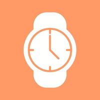 reloj, vector, icono vector