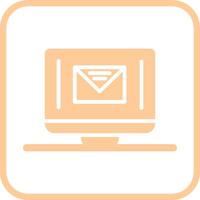 mi correo vector icono