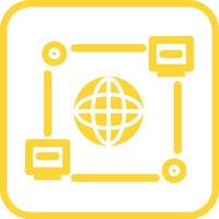 Computer Connection Vector Icon