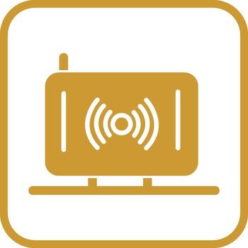 icono de vector inalámbrico