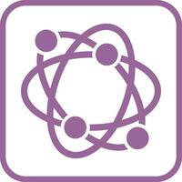 Atomic Structure Vector Icon