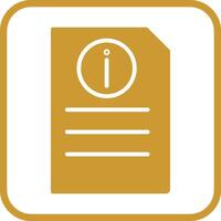 Information Document Vector Icon