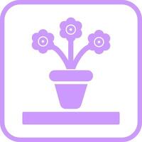 Flower Pot Vector Icon