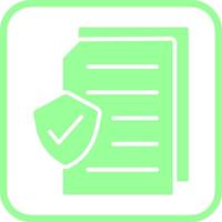 Secure Document Vector Icon