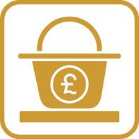 Pound Basket Vector Icon