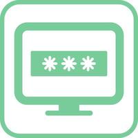 System Password Vector Icon