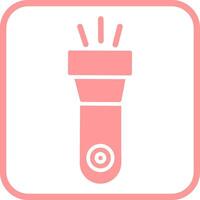 Flashlight Vector Icon