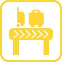 Luggage Carousel Vector Icon