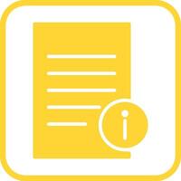 Information Document Vector Icon