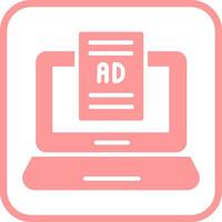 Internet Ads Vector Icon