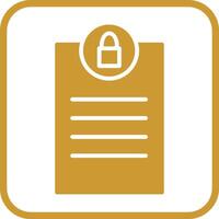 Privacy Page Vector Icon