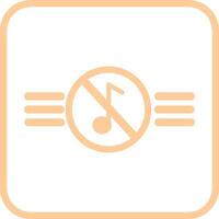 Music Disabled Vector Icon