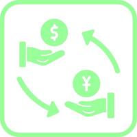 Dollar to Yen Vector Icon