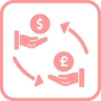 Dollar to Pound Vector Icon