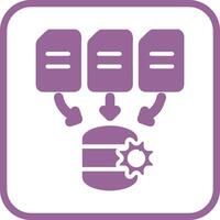 Data Processing Vector Icon