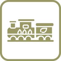 ecología tren vector icono
