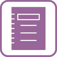 Notepad Vector Icon