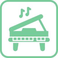 icono de vector de piano