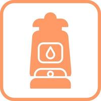 Oil Lamp Vector Icon