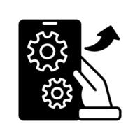 Mobile Optimization  icon in vector. Logotype vector