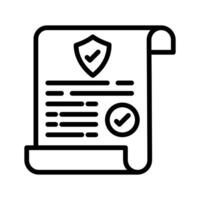 Insurance Guarantee icon in vector. Logotype vector