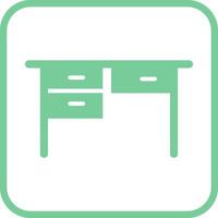 Table with Drawers II Vector Icon