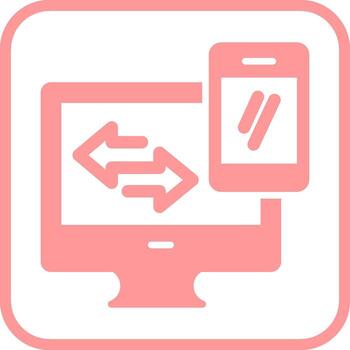 Data Synchronization Vector Icon