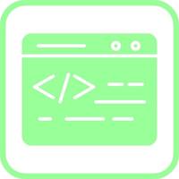 Web Coding Vector Icon