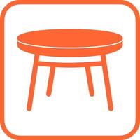 Small Table Vector Icon