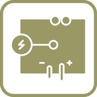 icono de vector de circuito eléctrico