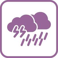 icono de vector de lluvia