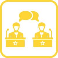 Debate Vector Icon