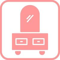 Dressing Table Vector Icon