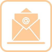 icono de vector de correo