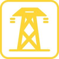 Power Line Vector Icon