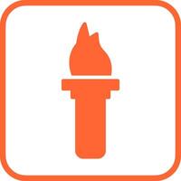 Torch Vector Icon