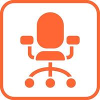 Revolving Chair Vector Icon