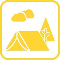 Tent Vector Icon