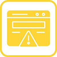 Web Error Vector Icon