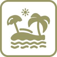 Beach Vector Icon