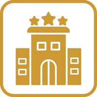 icono de vector de hotel