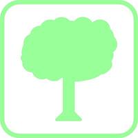 icono de vector de árbol