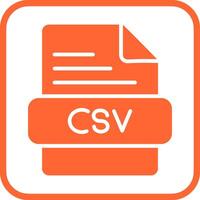 CSV Vector Icon