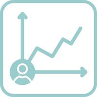 Candidate Graph Vector Icon