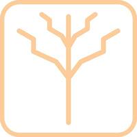 Tree with no leaves Vector Icon