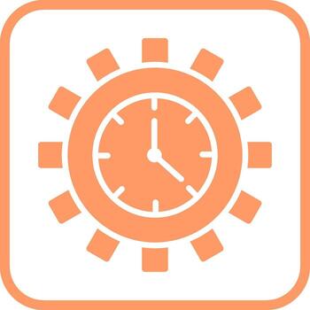Time Optimization Vector Icon