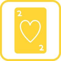 Hearts Card Vector Icon