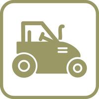 icono de vector de tractor